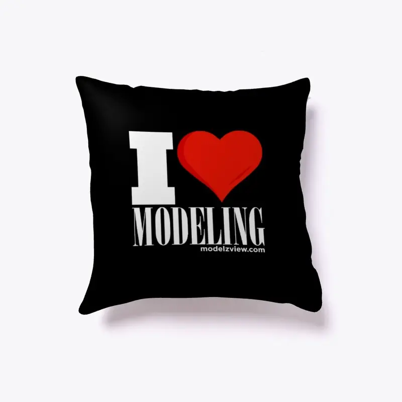 I Love Modeling - Indoor Pillow